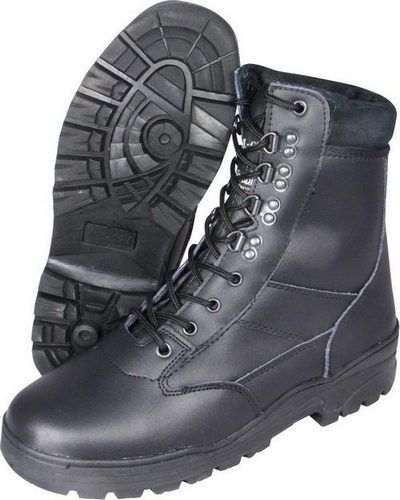 Patrol boot leder thinsulated - zwart - maten 4 t/m 13